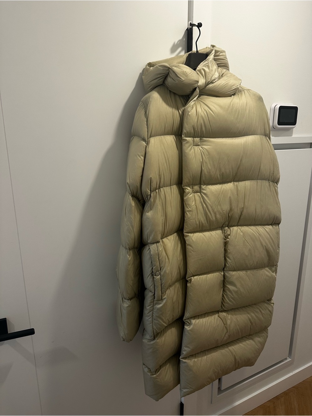 Rick Owens Oversized Puffer Jacket in Light Olive